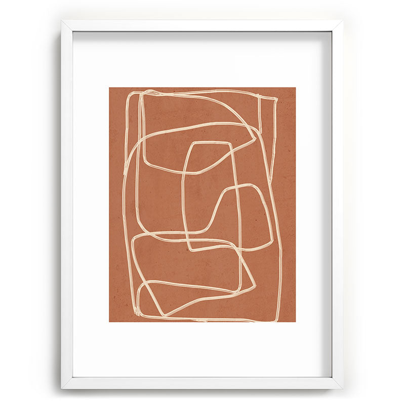 Abstract line art 22 Framed Art Print Gallery Image 79