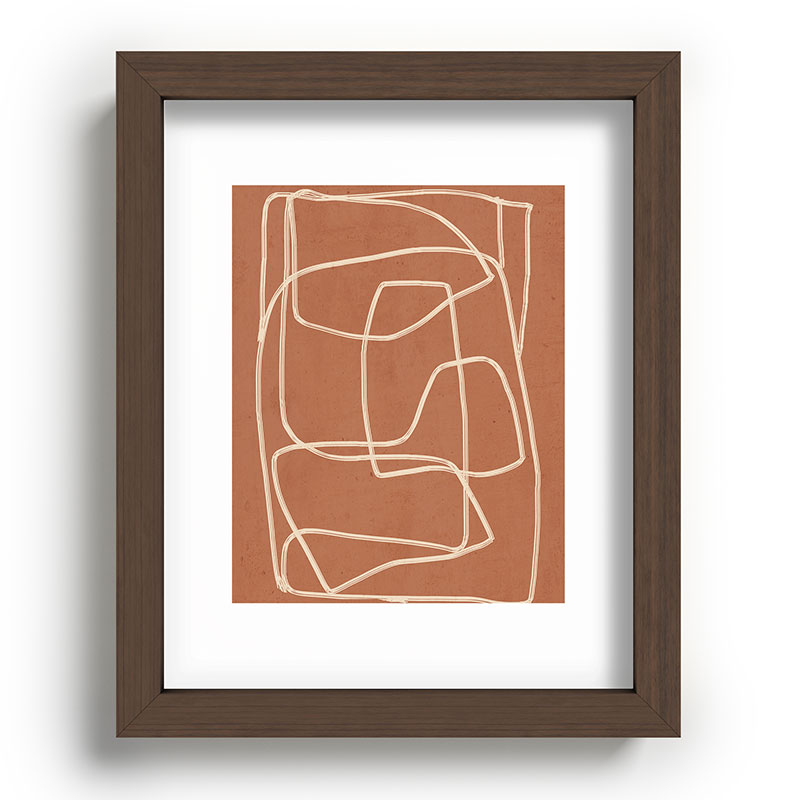 Abstract line art 22 Framed Art Print Gallery Image 64