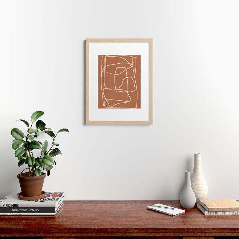 Abstract line art 22 Framed Art Print Gallery Image 47