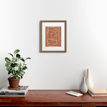 Abstract line art 22 Framed Art Print Gallery Image 39