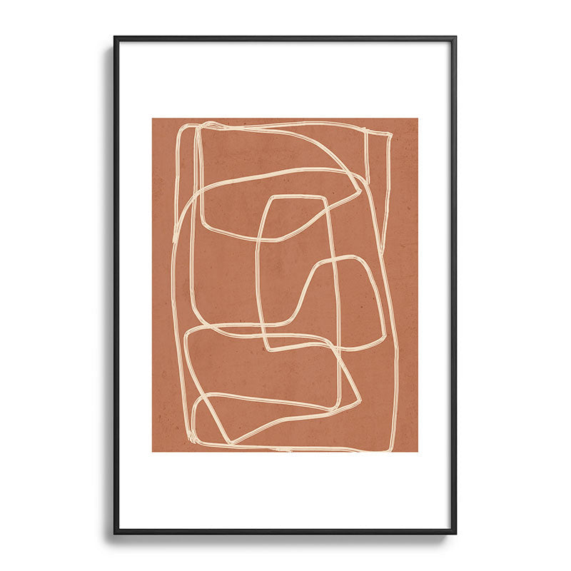 Abstract line art 22 Framed Art Print Gallery Image 83
