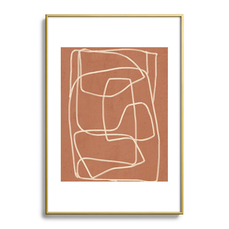Abstract line art 22 Framed Art Print Gallery Image 90