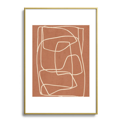 Abstract line art 22 Framed Art Print Gallery Image 90