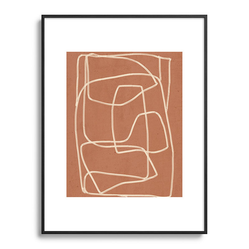 Abstract line art 22 Framed Art Print Gallery Image 85