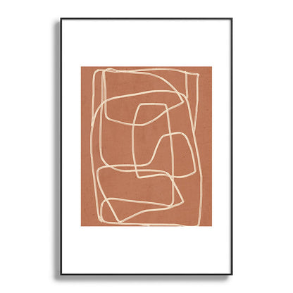 Abstract line art 22 Framed Art Print Gallery Image 87