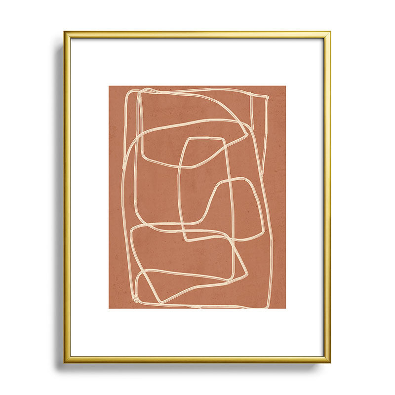 Abstract line art 22 Framed Art Print Gallery Image 89