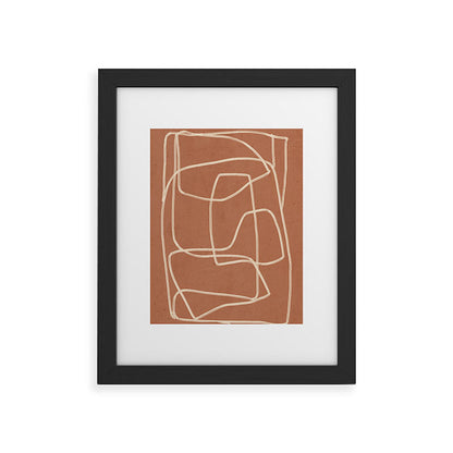Abstract line art 22 Framed Art Print Gallery Image 32