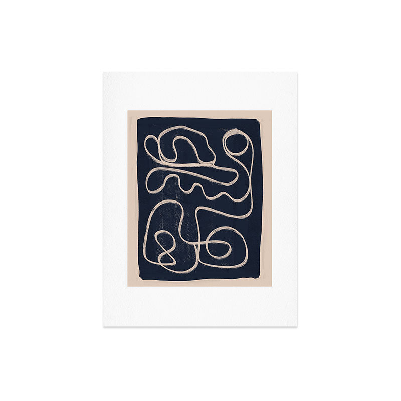 Abstract line art 52 Art Print Gallery Image 6