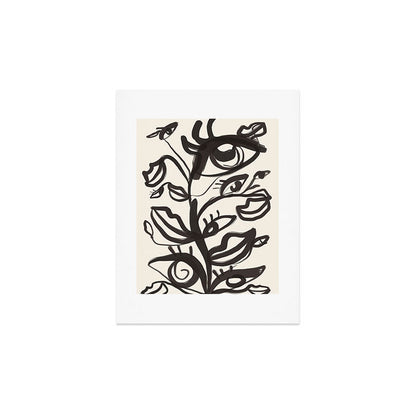 Abstract line art eyes Art Print Gallery Image 3