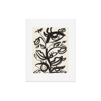 Abstract line art eyes Art Print Gallery Image 5