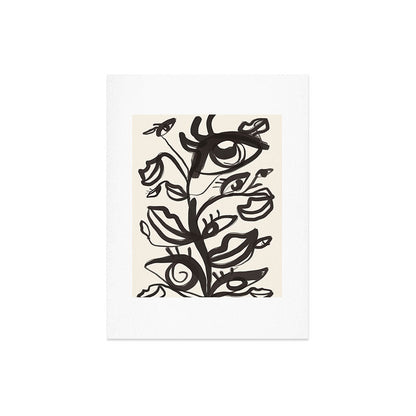 Abstract line art eyes Art Print Gallery Image 6