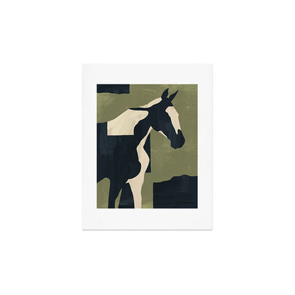 Abstract Minimal Horse 4 Art Print Gallery Image 4