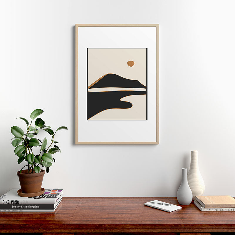 Minimalist Abstract Landscape 2 Framed Art Print Gallery Image 28