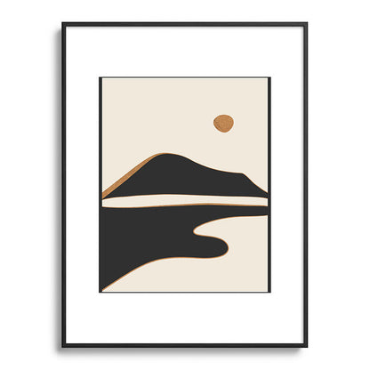 Minimalist Abstract Landscape 2 Framed Art Print Gallery Image 115
