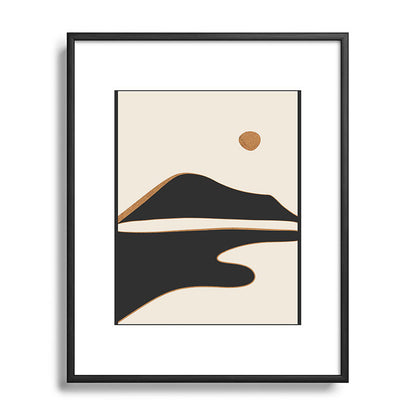 Minimalist Abstract Landscape 2 Framed Art Print Gallery Image 112