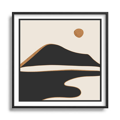 Minimalist Abstract Landscape 2 Framed Art Print Gallery Image 122