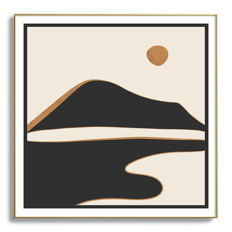 Minimalist Abstract Landscape 2 Framed Art Print Gallery Image 139