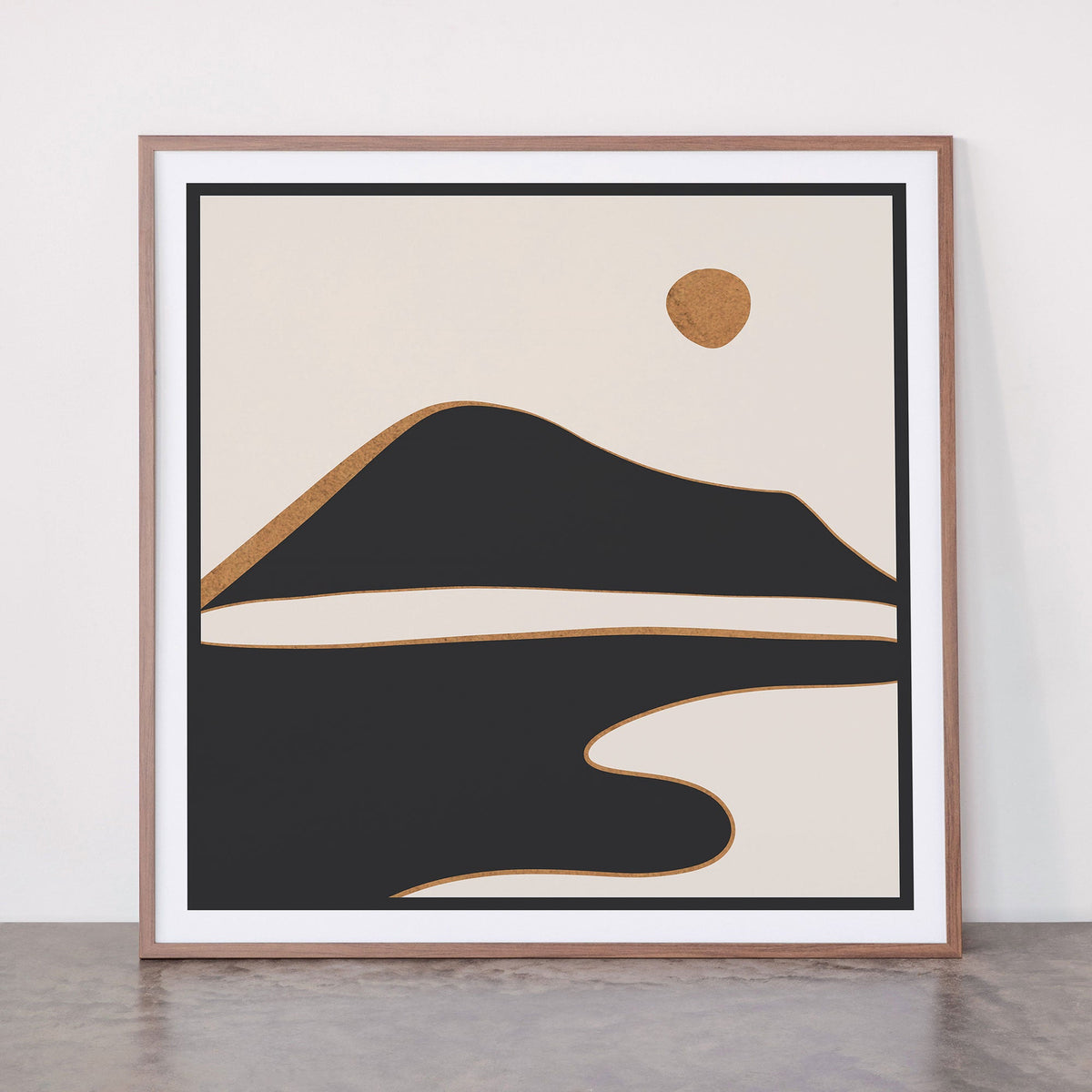 Minimalist Abstract Landscape 2 Framed Art Print Gallery Image 21