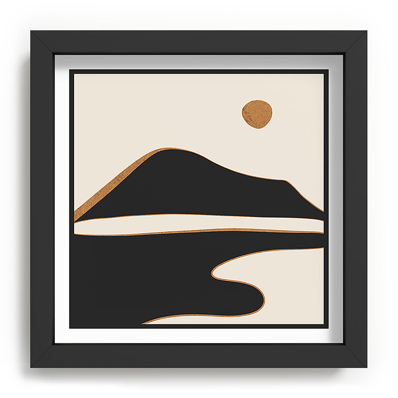 Minimalist Abstract Landscape 2 Framed Art Print Gallery Image 90