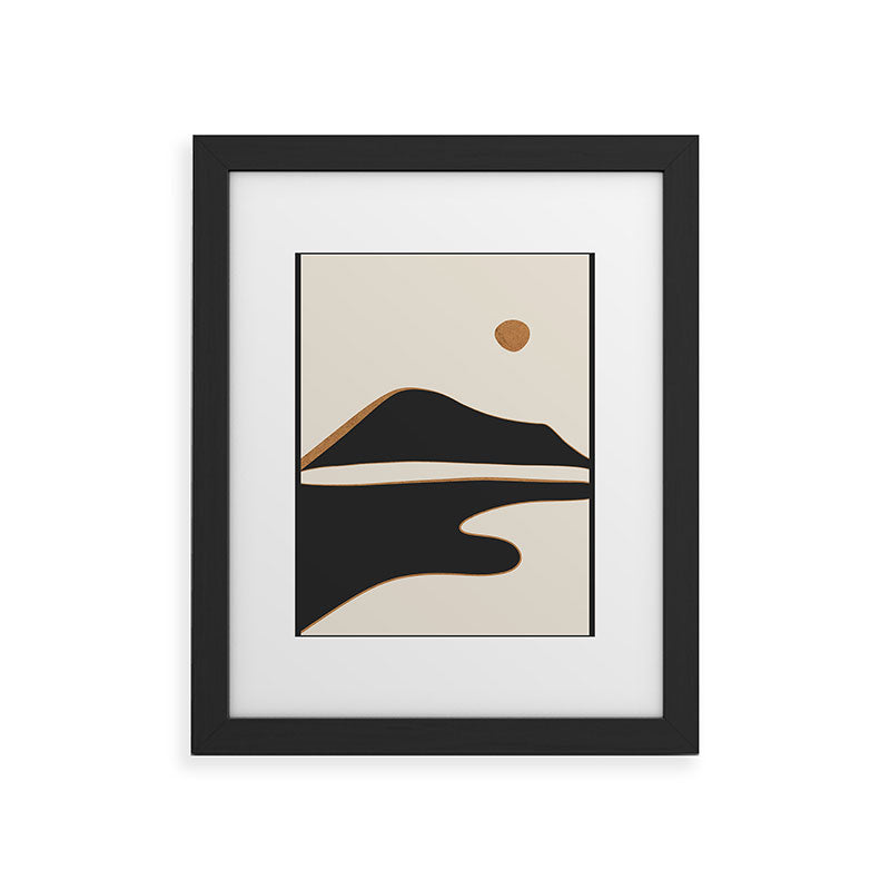 Minimalist Abstract Landscape 2 Framed Art Print Gallery Image 47