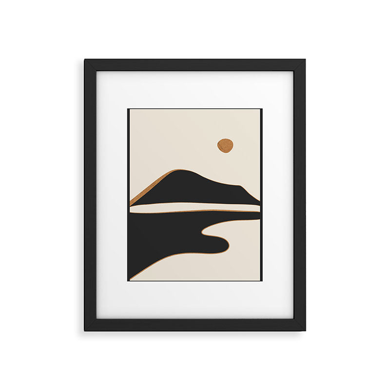 Minimalist Abstract Landscape 2 Framed Art Print Gallery Image 3