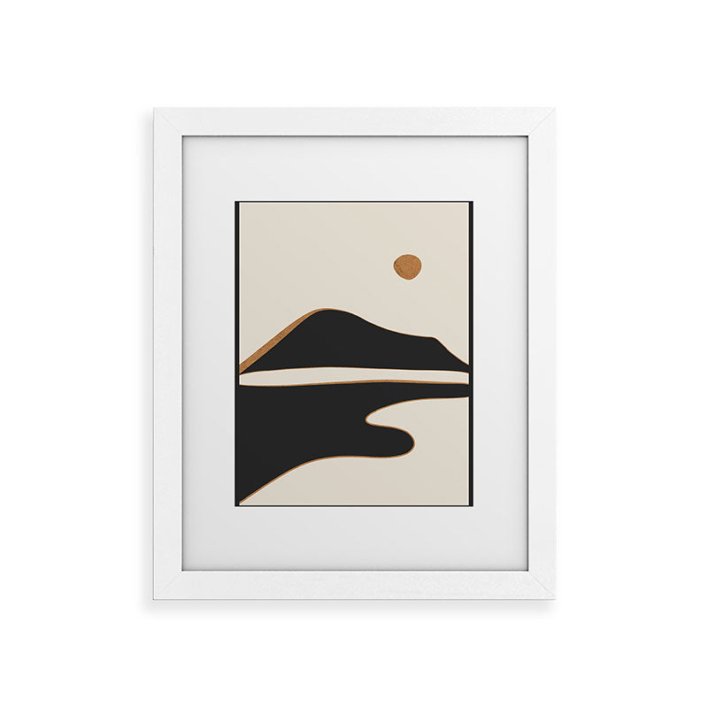 Minimalist Abstract Landscape 2 Framed Art Print Gallery Image 74