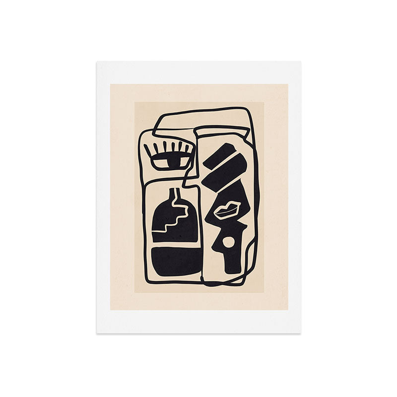 Modern Abstract Minimal Shapes 53 Art Print Gallery Image 7