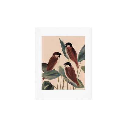 Three Sparrows Art Print Gallery Image 3