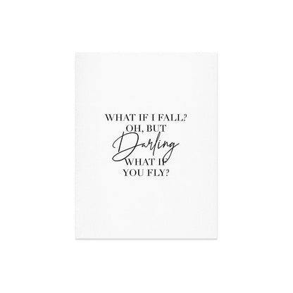 What If I Fall? Oh, but Darling, What If You Fly? Art Print Gallery Image 6