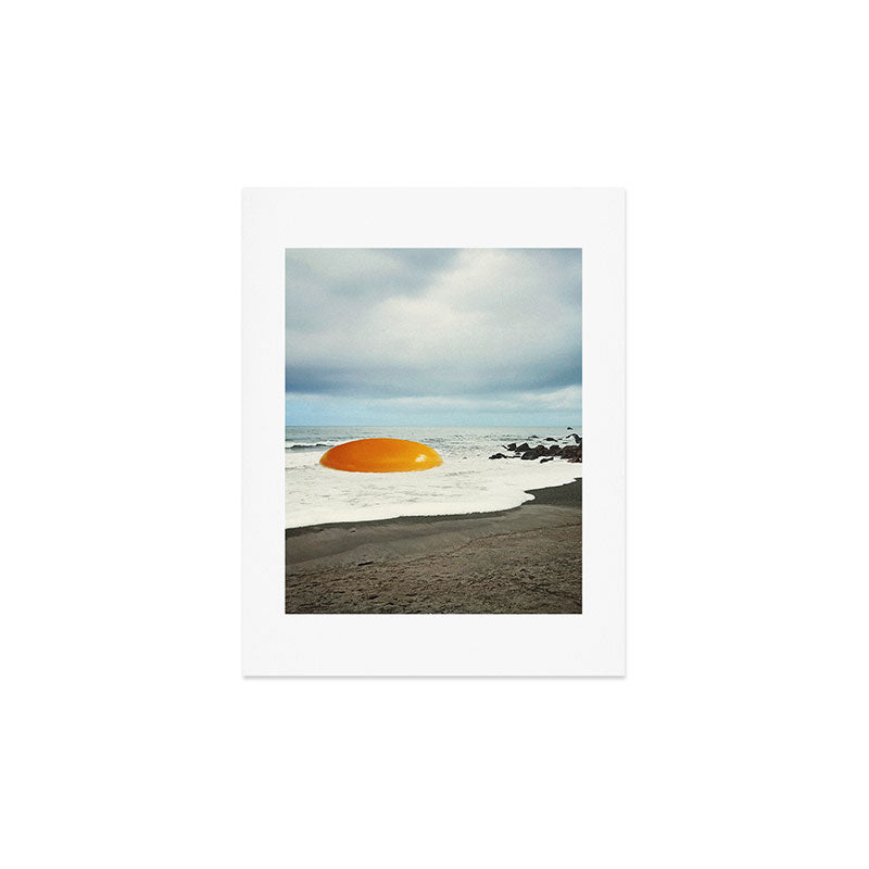 Beach Egg II - Sunny side up breakfast Art Print Gallery Image 3