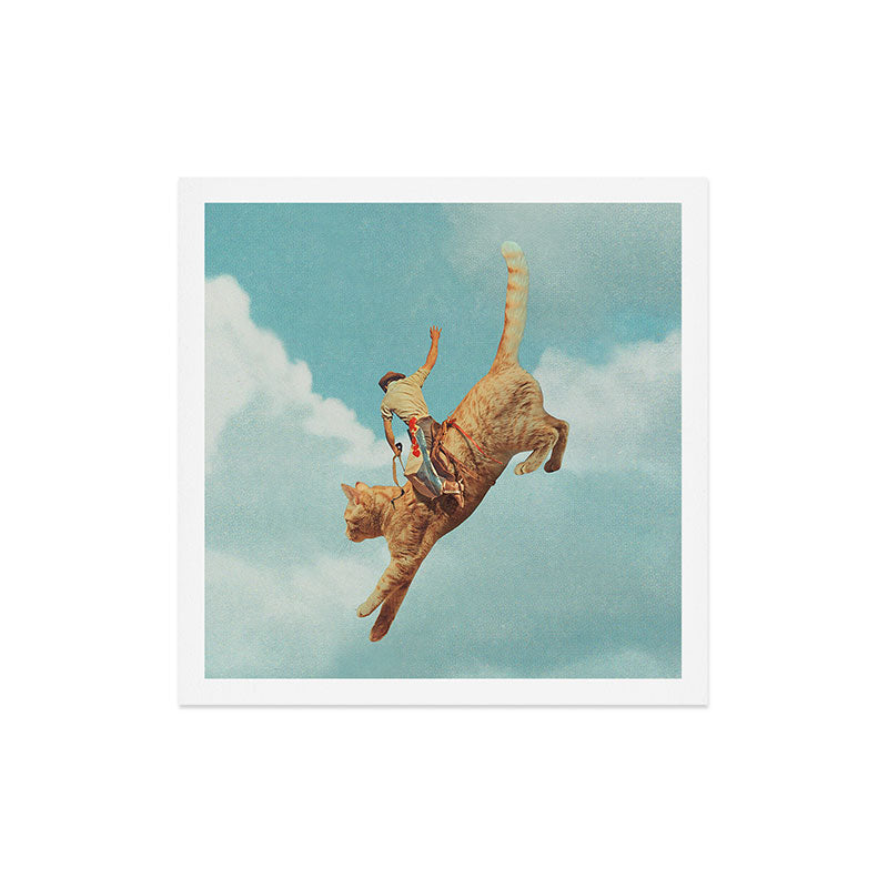 Meehaw - Rodeo Cat Bronc Art Print Gallery Image 5