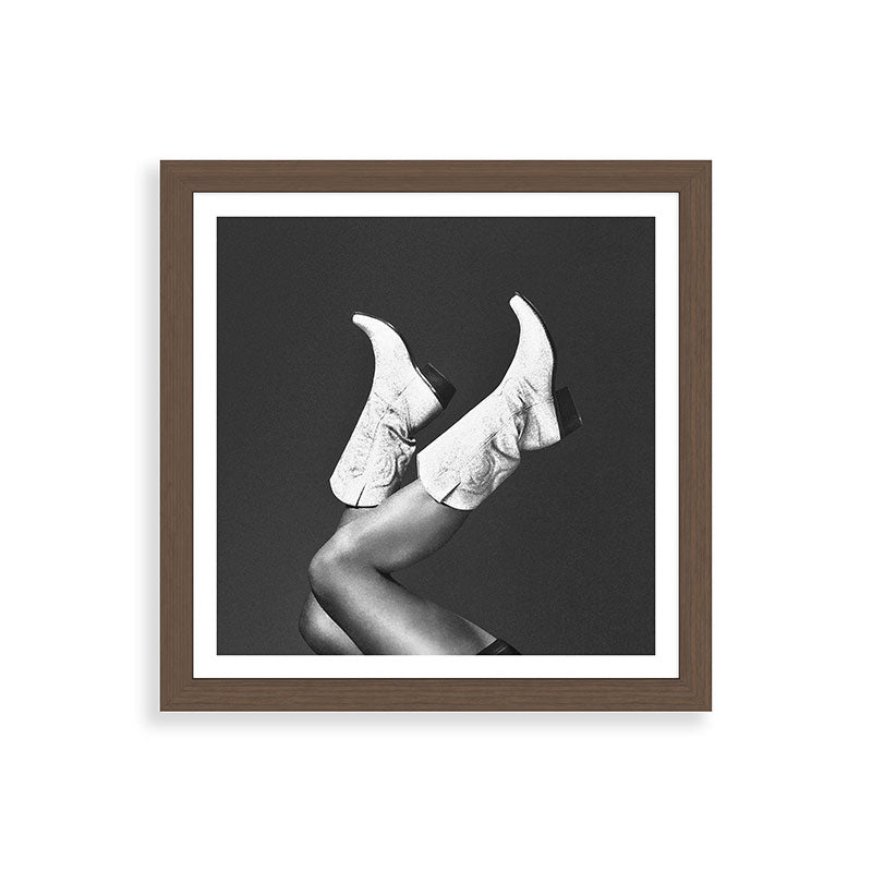 These Boots - Noir / Black & White Framed Art Print Gallery Image 12