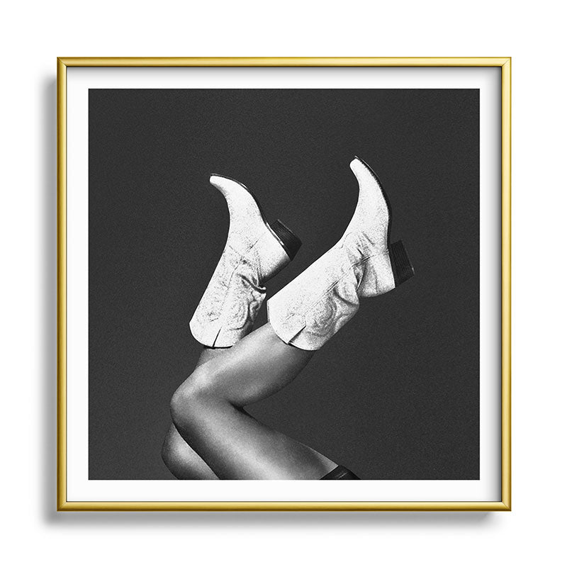 These Boots - Noir / Black & White Framed Art Print Gallery Image 27