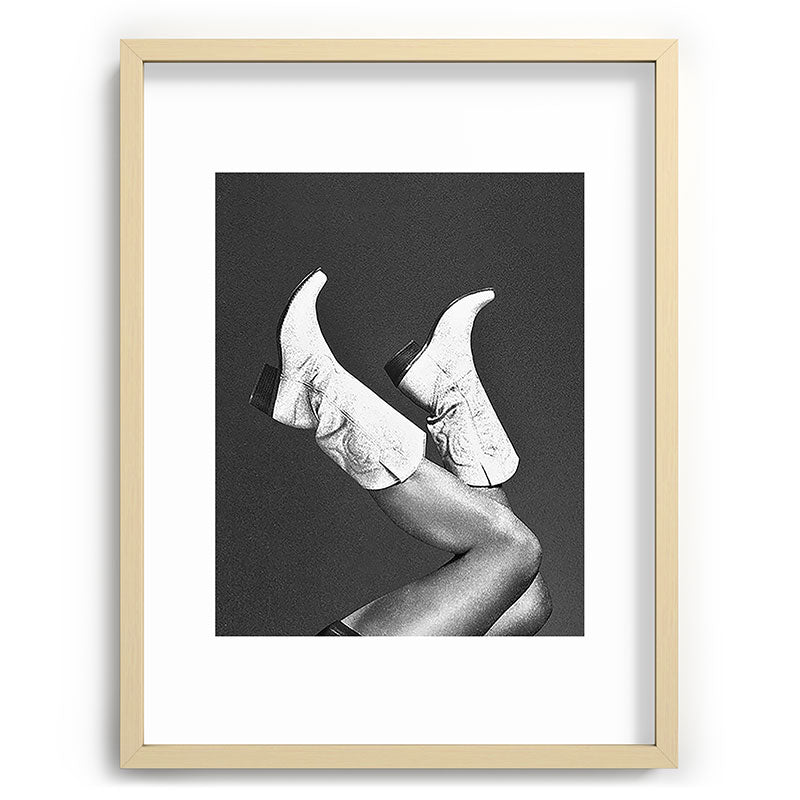 These Boots - Noir II F / Black & White Framed Art Print Gallery Image 72