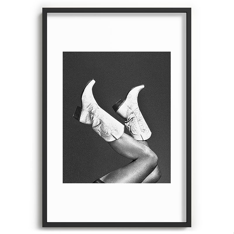 These Boots - Noir II F / Black & White Framed Art Print Gallery Image 62