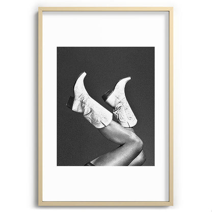 These Boots - Noir II F / Black & White Framed Art Print Gallery Image 74