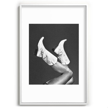 These Boots - Noir II F / Black & White Framed Art Print Gallery Image 80