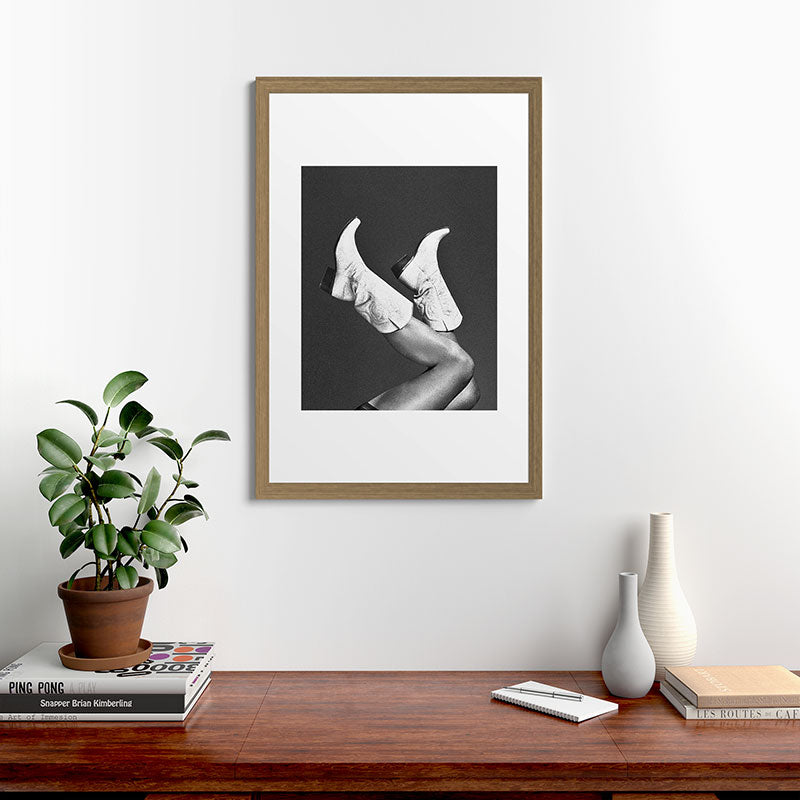 These Boots - Noir II F / Black & White Framed Art Print Gallery Image 41