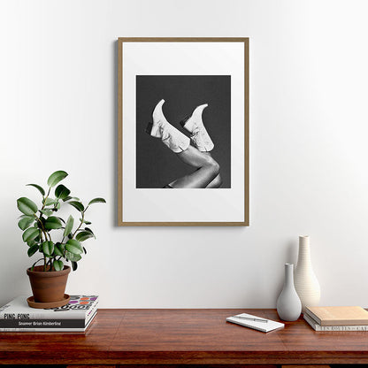 These Boots - Noir II F / Black & White Framed Art Print Gallery Image 13