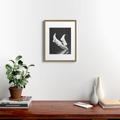 These Boots - Noir II F / Black & White Framed Art Print Gallery Image 12
