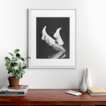 These Boots - Noir II F / Black & White Framed Art Print Gallery Image 28