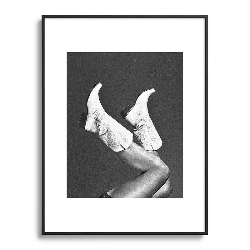 These Boots - Noir II F / Black & White Framed Art Print Gallery Image 85