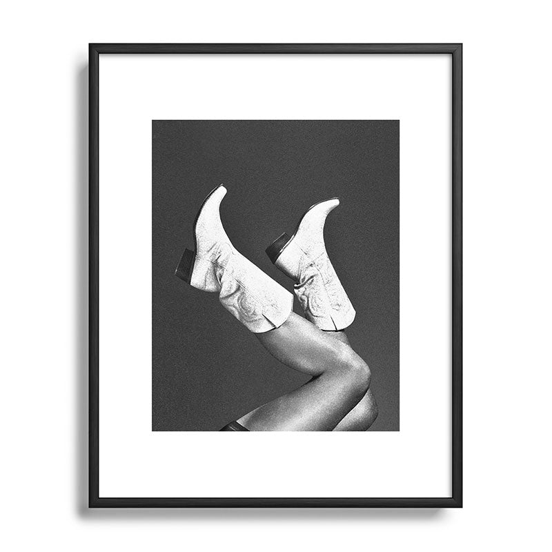 These Boots - Noir II F / Black & White Framed Art Print Gallery Image 82