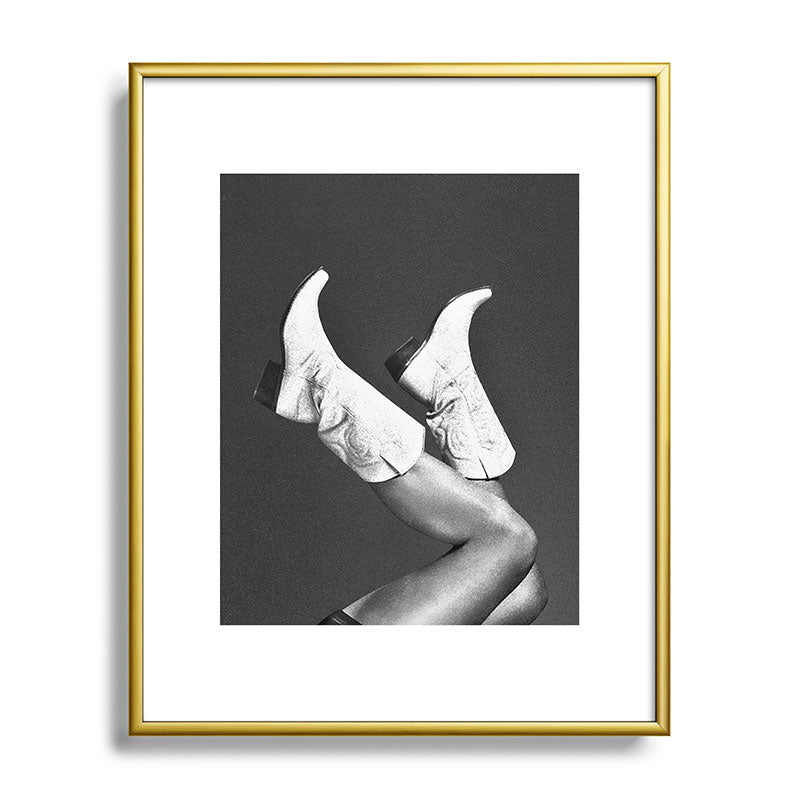These Boots - Noir II F / Black & White Framed Art Print Gallery Image 89