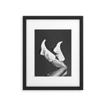 These Boots - Noir II F / Black & White Framed Art Print Gallery Image 1