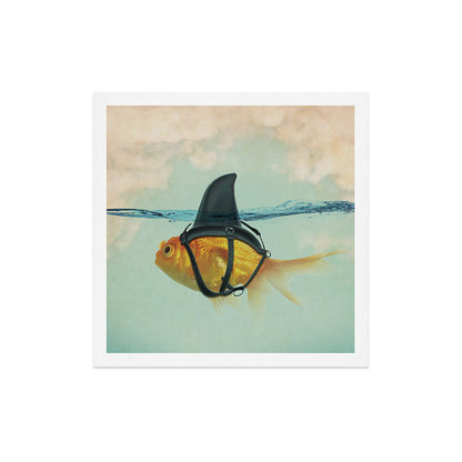 Brilliant DISGUISE - Goldfish with a Shark Fin Art Print Gallery Image 5