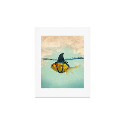 Brilliant DISGUISE - Goldfish with a Shark Fin Art Print Gallery Image 3