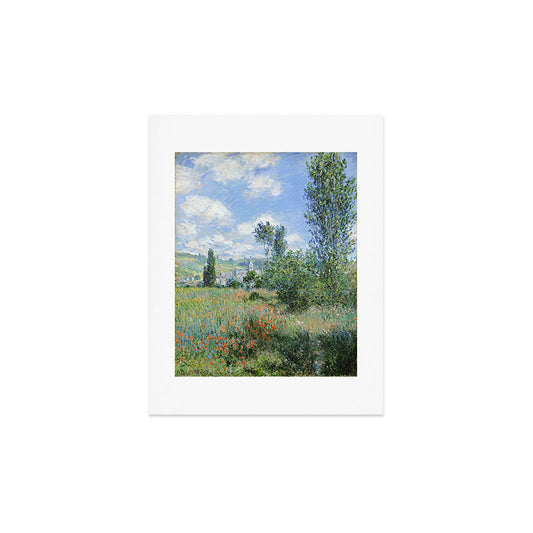 View of Vetheuil by Claude Monet, 1880 Art Print Gallery Image 2