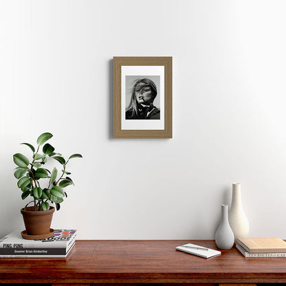 Brigitte Bardot Smoking a Cigarette, Black and White Photograph Framed Art Print Gallery Image 38