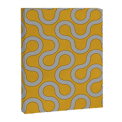My Favorite Geometric Patterns No.31 - Mustard Yellow Canvas Print Gallery Image 3